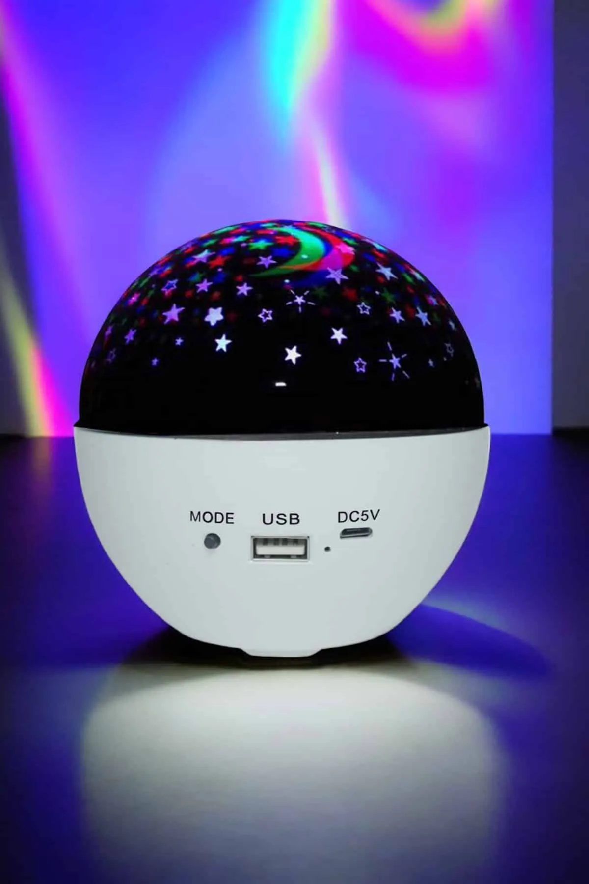 Gece Lambası Renkli Yıldızlı Gökyüzü Projeksiyon Gece Tavan Yansıtma