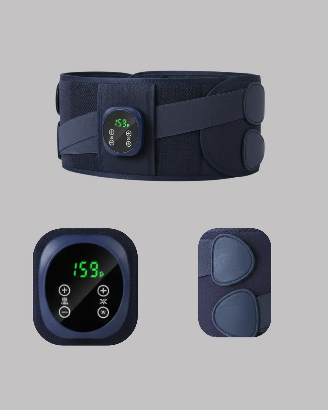 Titreşimli Masajlı Bel Kemeri Isıtmalı Destekli