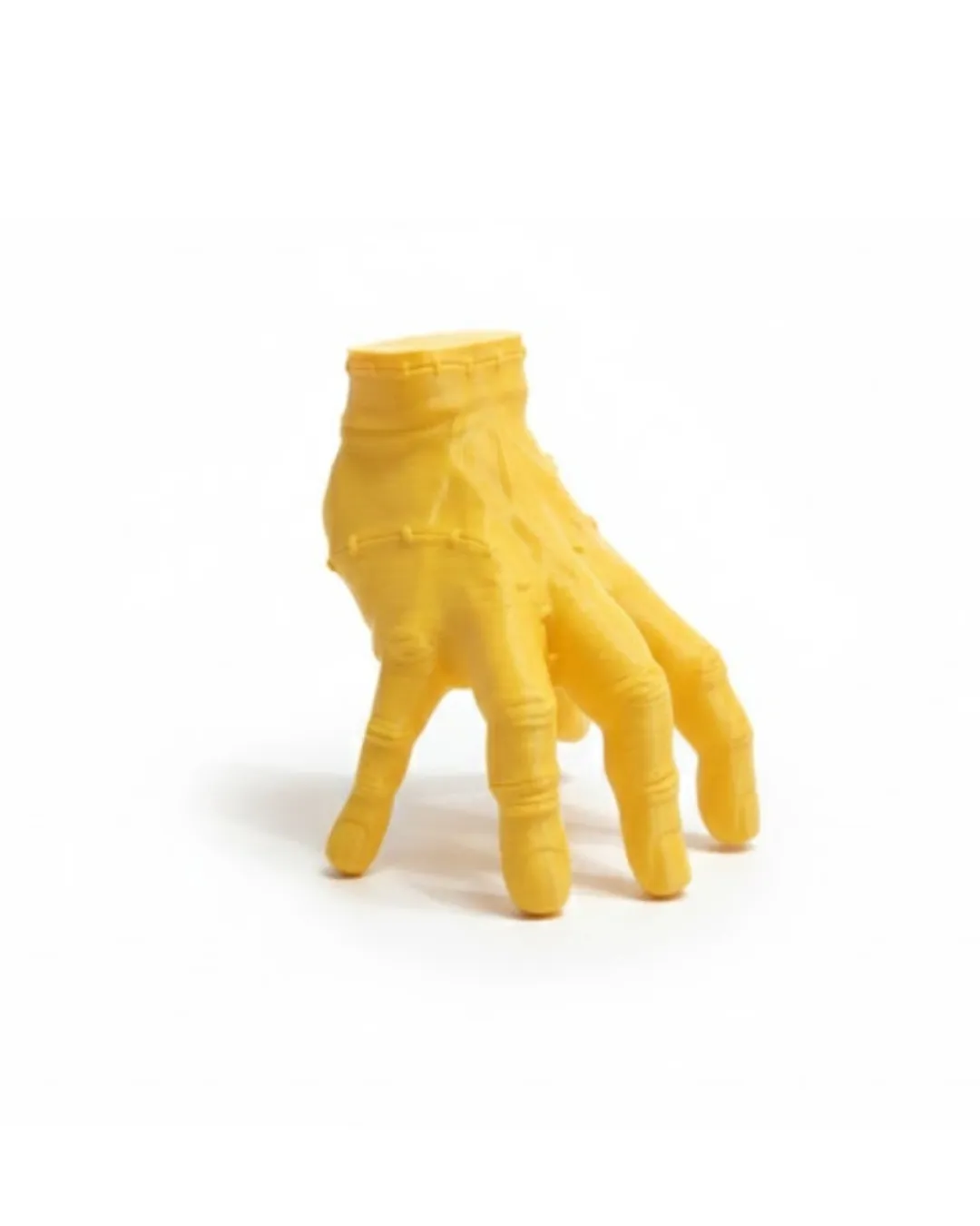 3D Dekoratif Sarı El Obje 17x16 cm Şık ve Dikkat Çekici Tasarım