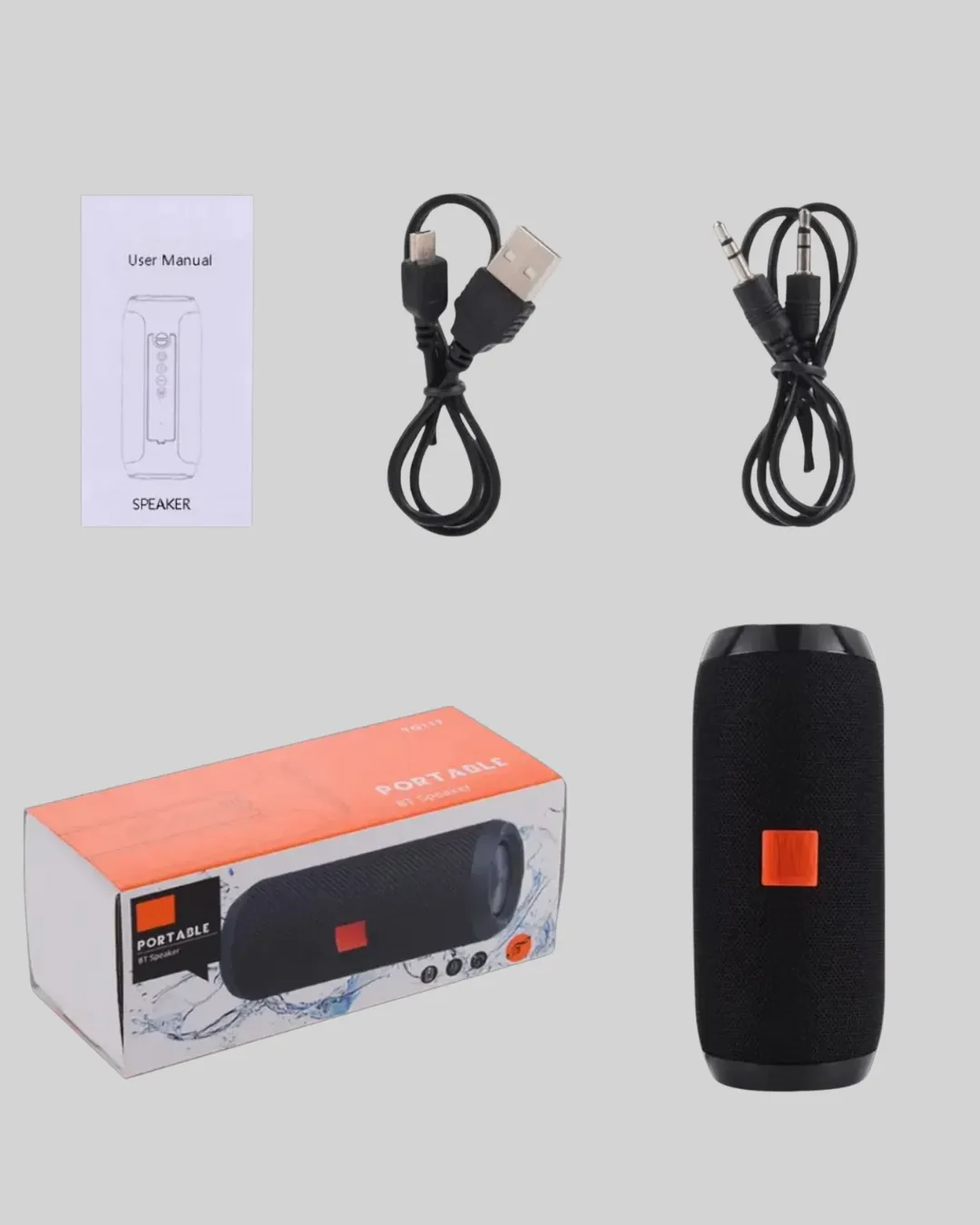 Taşınabilir Kablosuz Hoparlör 2 Woofer 2 Tweeter 12 Saat Oynatma