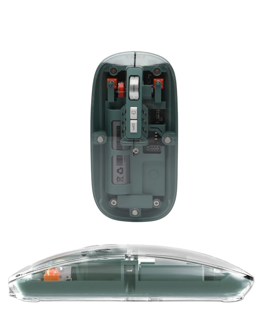 Çift Mod Bağlantılı Kablosuz Mouse Bluetooth ve USB Alıcılı