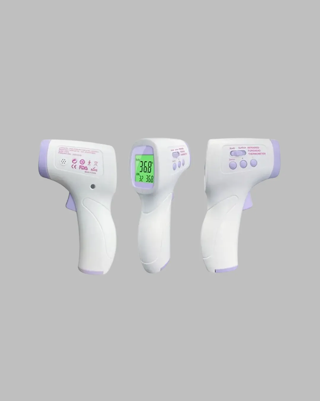 Temassız Termometre Hızlı Ölçüm Güvenli Dijital Ateş Ölçer