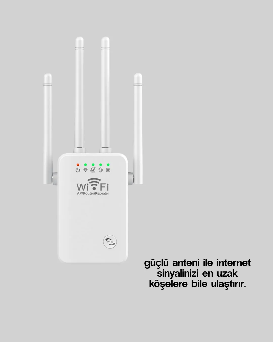 Çift Bantlı Otomatik Kurulum WiFi Repeater Menzil Genişletici