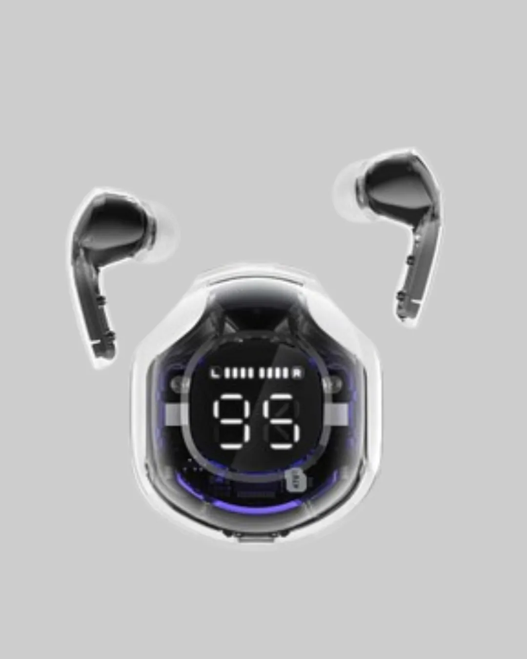 Bluetooth 5.3 Kablosuz Kulaklık HiFi Stereo ve Ekstra Bass Dijital Ekranlı