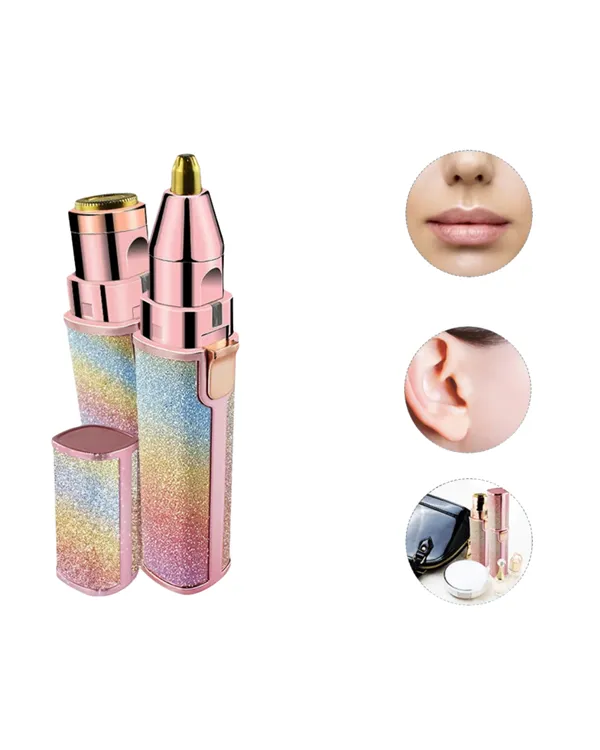 Mini USB Şarjlı Elektrikli Epilatör – Kaş ve Yüz Tüy Temizliği İçin 2'si 1 Arada