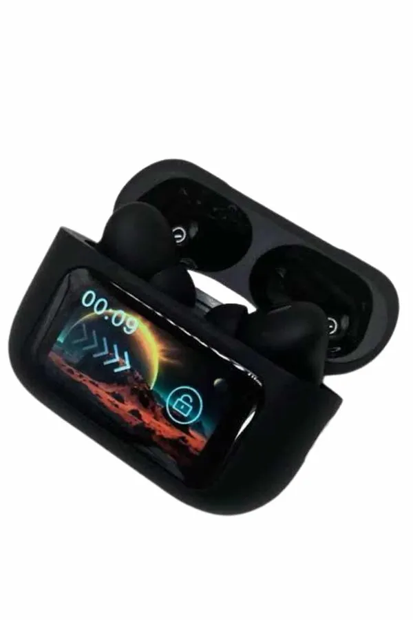 Kulak İçi Bluetooth Kulaklık Ekranlı Müzik Dinleme Çağrı Cevaplama Siyah