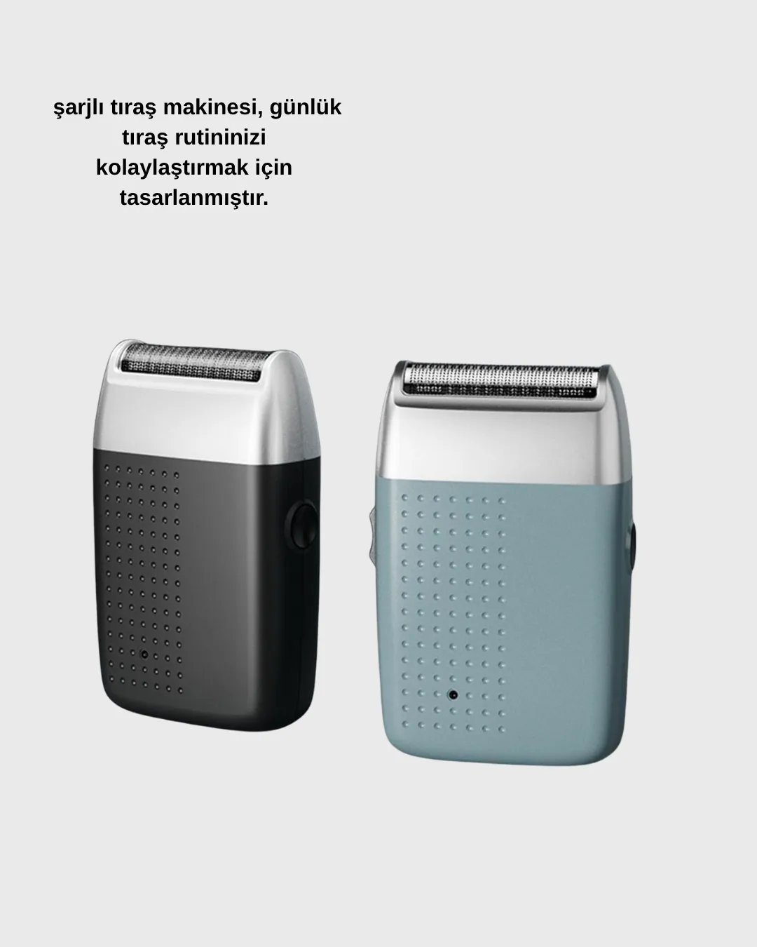 Kablosuz Şarjlı Sakal Tıraş Makinesi – Kuru Kullanım, Uzun Pil Ömrü