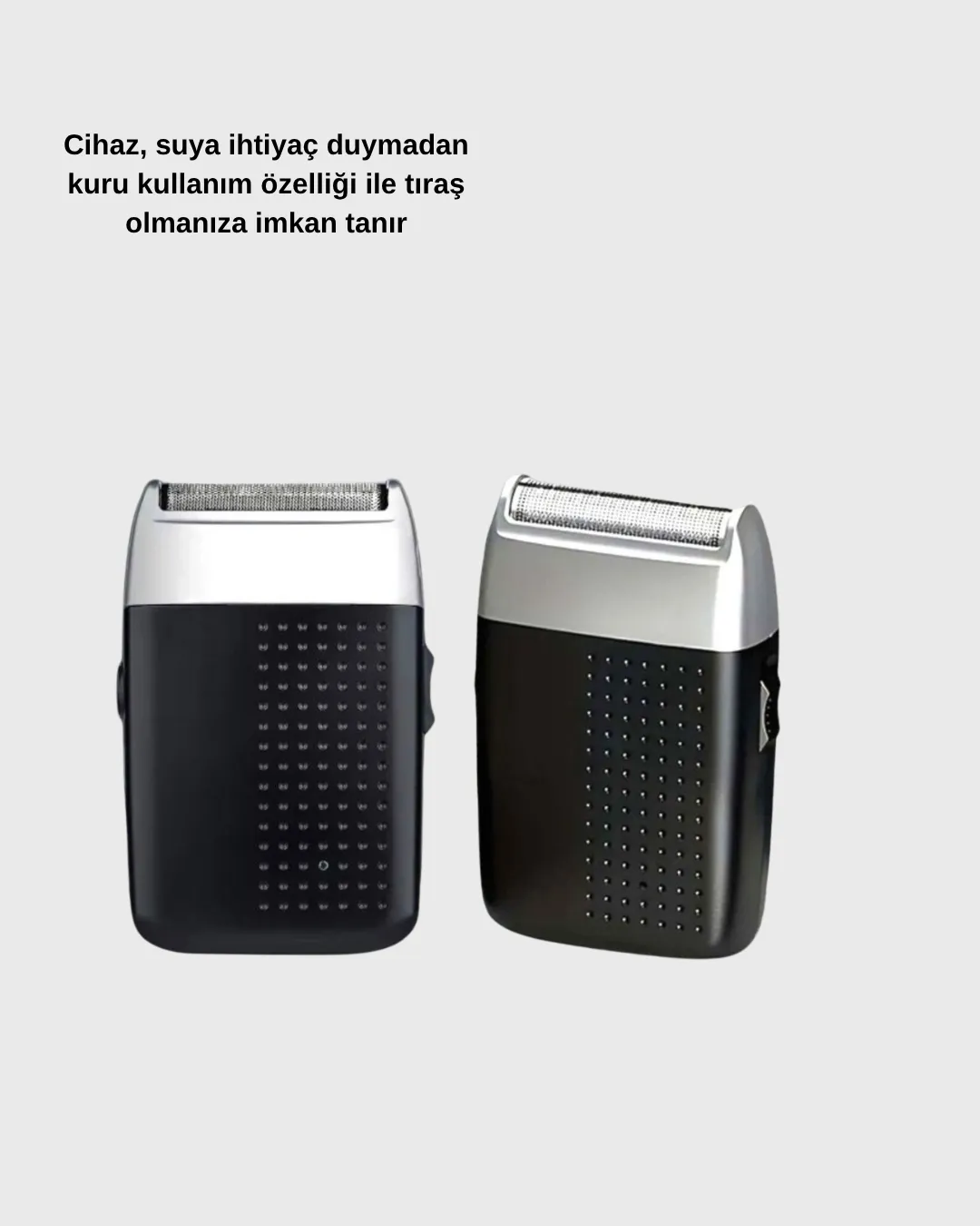 Şarjlı Kuru Kullanım Tıraş Makinesi – Kablosuz, Taşınabilir