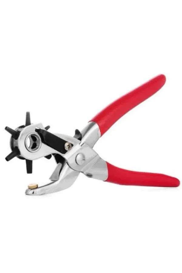 Kemer Delme Pensesi 6 Farklı Boyutta Kemer Delici Ev Deri Kemer