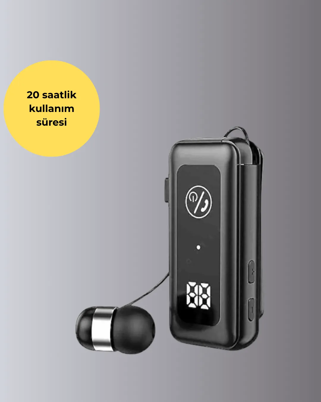 MikroSD Kartlı, Titreşimli Uyarılı Bluetooth 5.2 Kulaklık