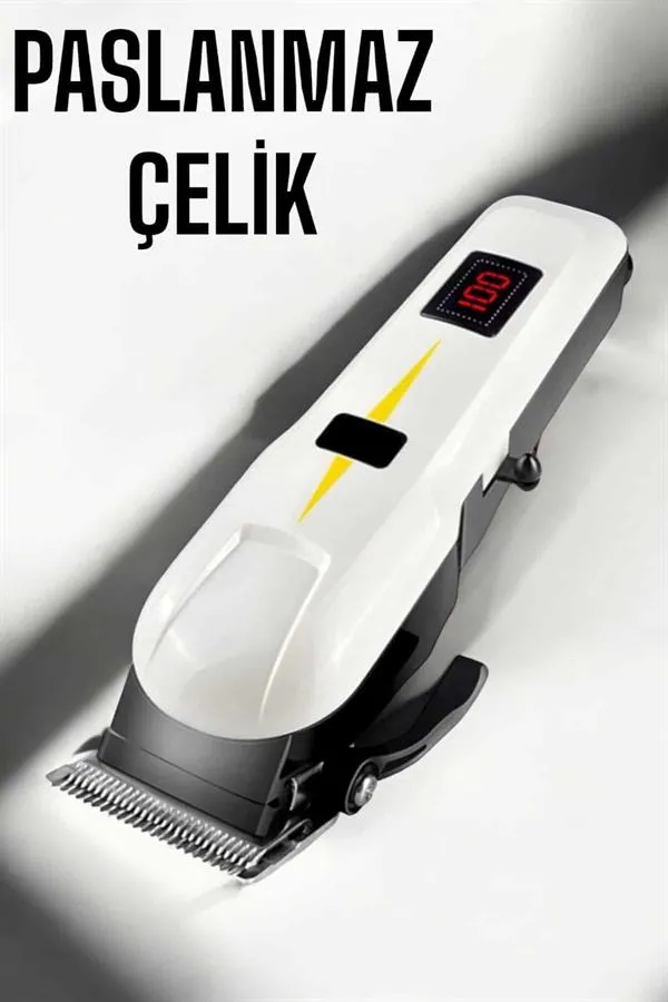 Tıraş Makinesi Uzun Ömürlü Batarya, Keskin Bıçaklar ve Profesyonel