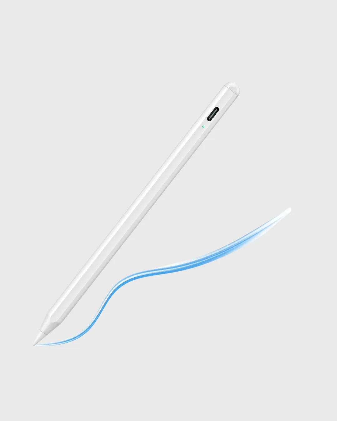 Type-C Şarjlı Dokunmatik Kalem – iPad, iPhone ve Android Uyumlu, Sessiz Çalışan