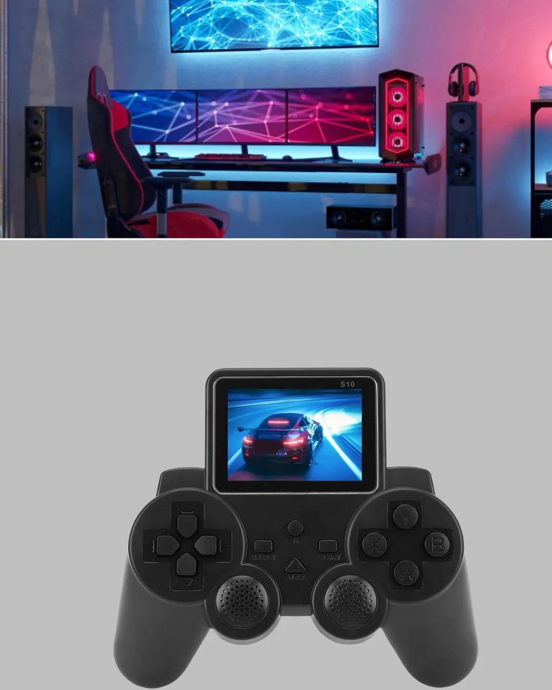 HDMI TV Bağlantılı Orijinal S10 Gamepad 520 Oyunlu 2025 Seri Oyun Konsolu