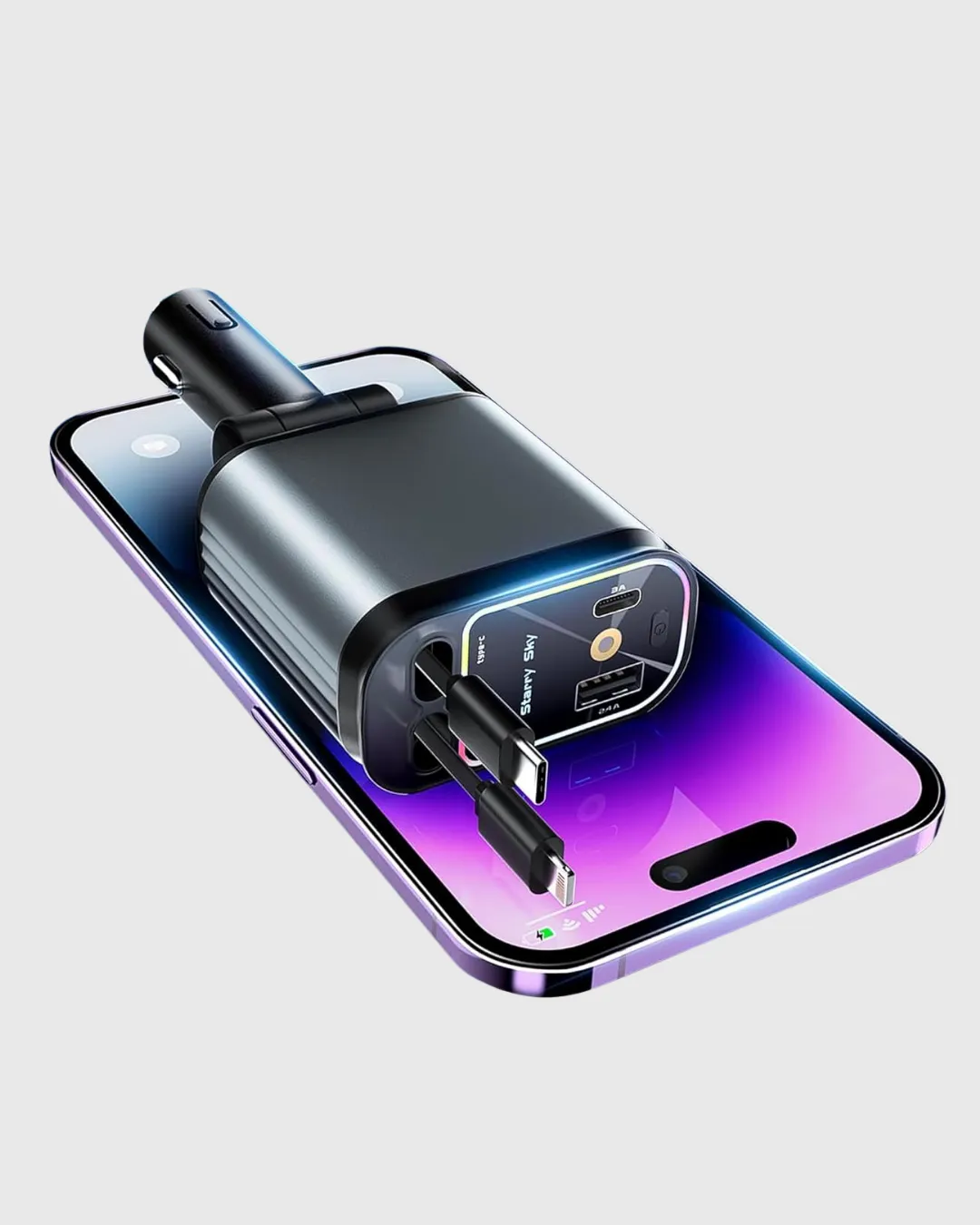 Renault, Peugeot, Citroen, Fiat Araçlar için Hızlı Şarjlı Araç Çakmaklık Adaptörü