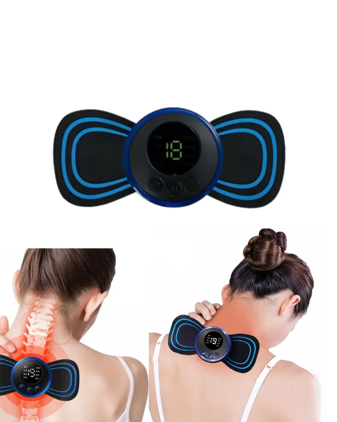 Mini EMS Masaj Aleti Taşınabilir Tasarım ve Çoklu Masaj Modu