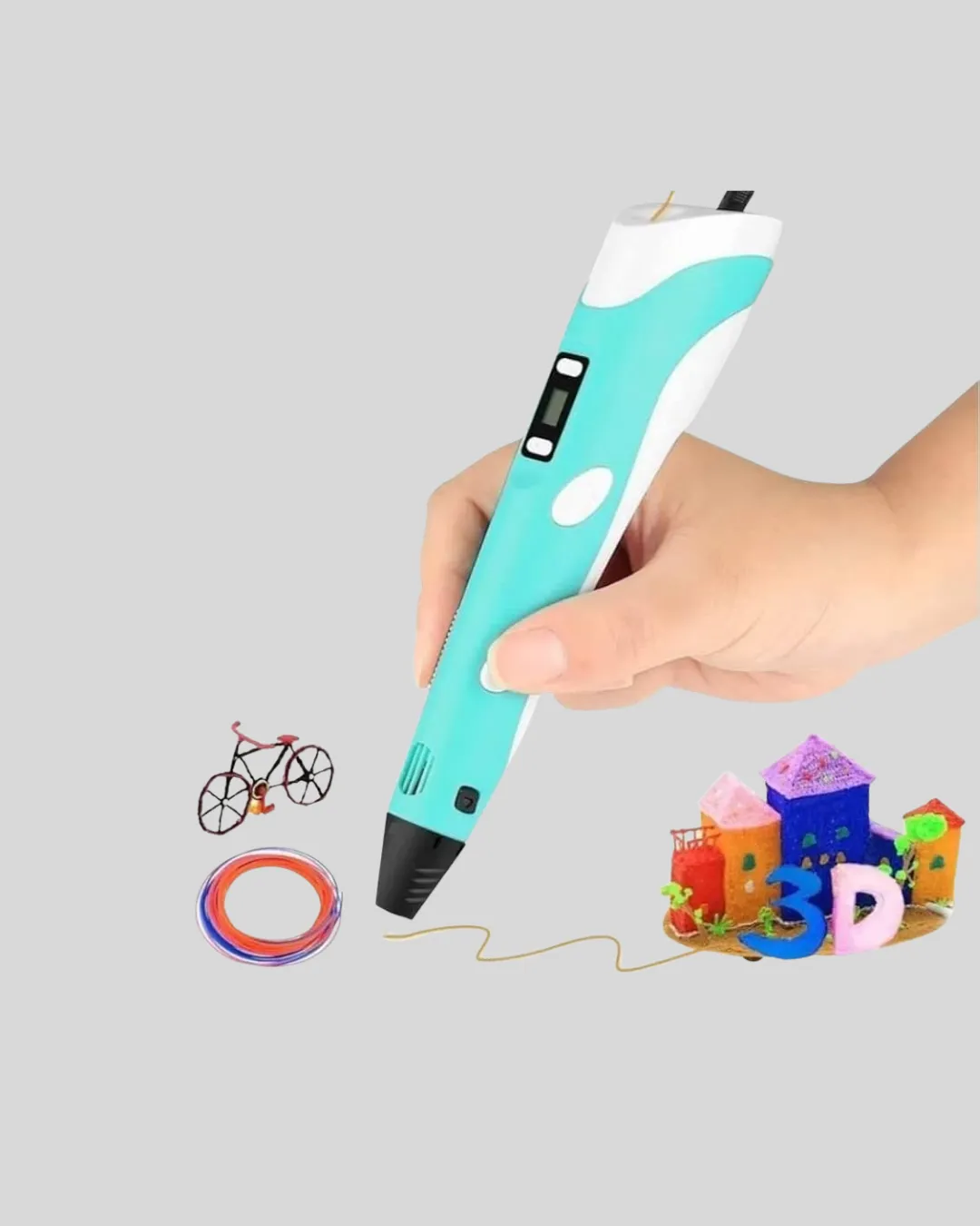 3D Yazıcı Kalem Taşınabilir FDM Teknolojili ve Çok Amaçlı Kullanımlı