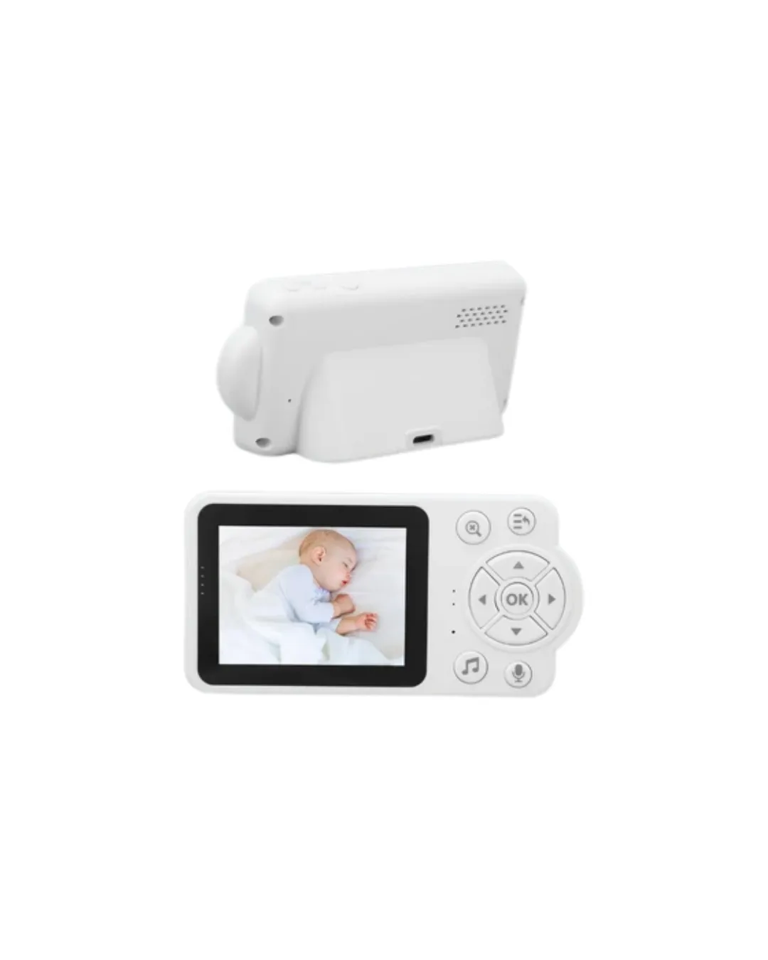 Gece Görüşlü Kablosuz Bebek Monitörü Ağlama ve Hareket Algılama