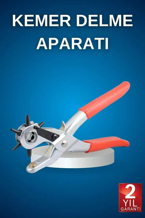 Kemer Delme Pensesi Deri Delici Pensi Zımba 6 Farklı Boyutta