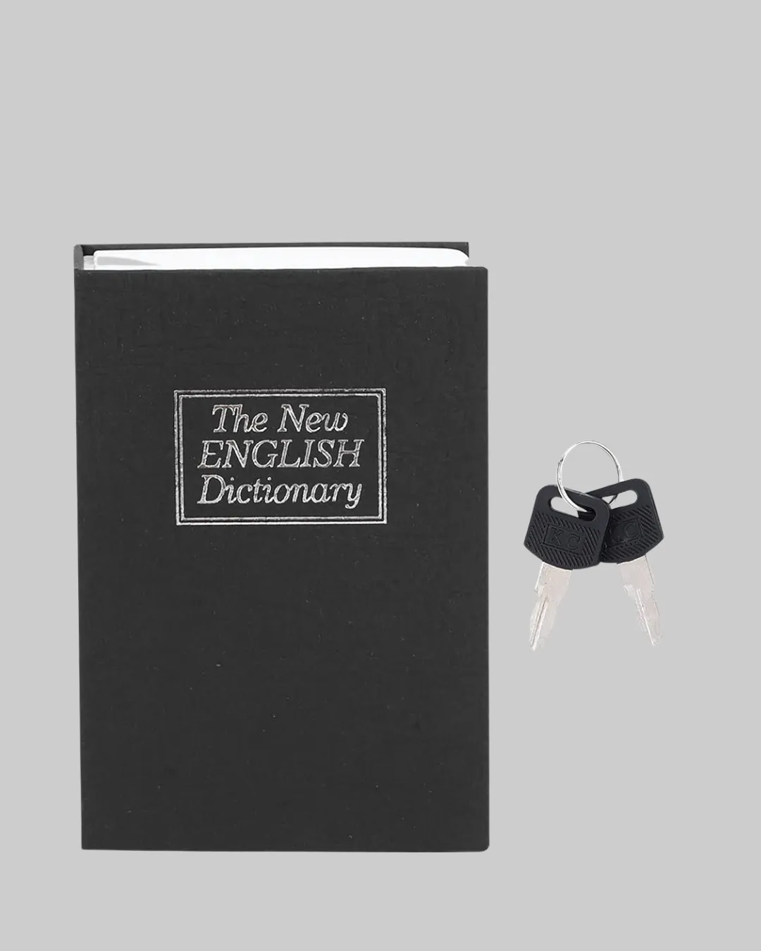 Gizli Kitap Kasa – Metal Gövdeli, Anahtarlı