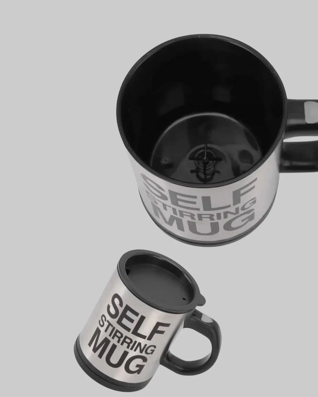 Akıllı Kendi Kendini Karıştıran Termal Kupa – Paslanmaz Çelik