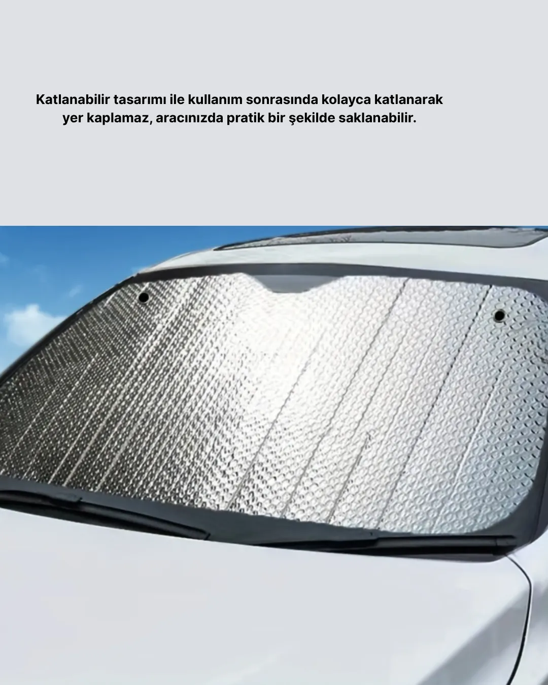 Katlanabilir Araba Güneşliği – UV Işınlarına Karşı Maksimum Koruma