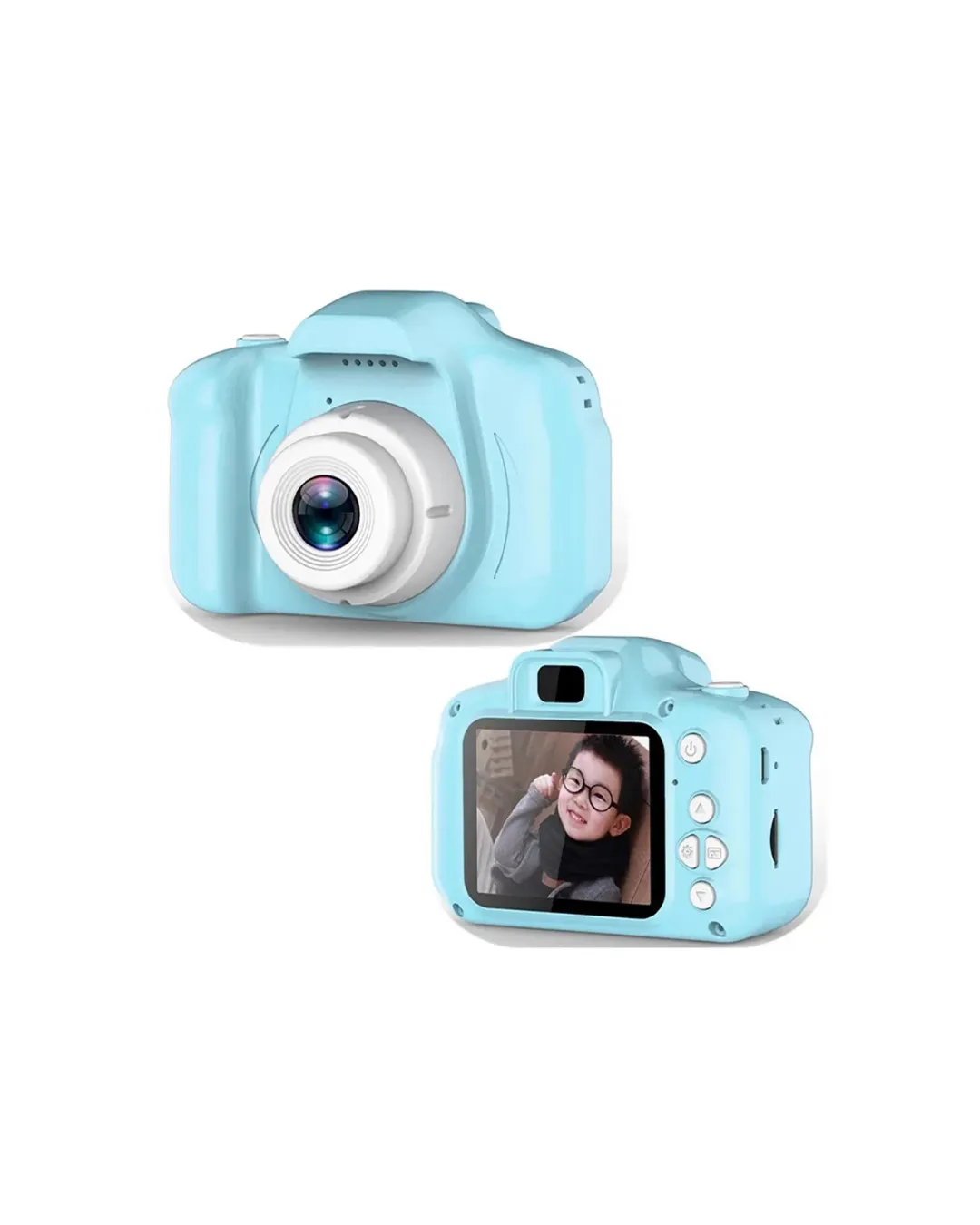 Mavi Kompakt HD Dijital Kamera Video ve Fotoğraf Kayıt Özellikli Taşınabilir Model