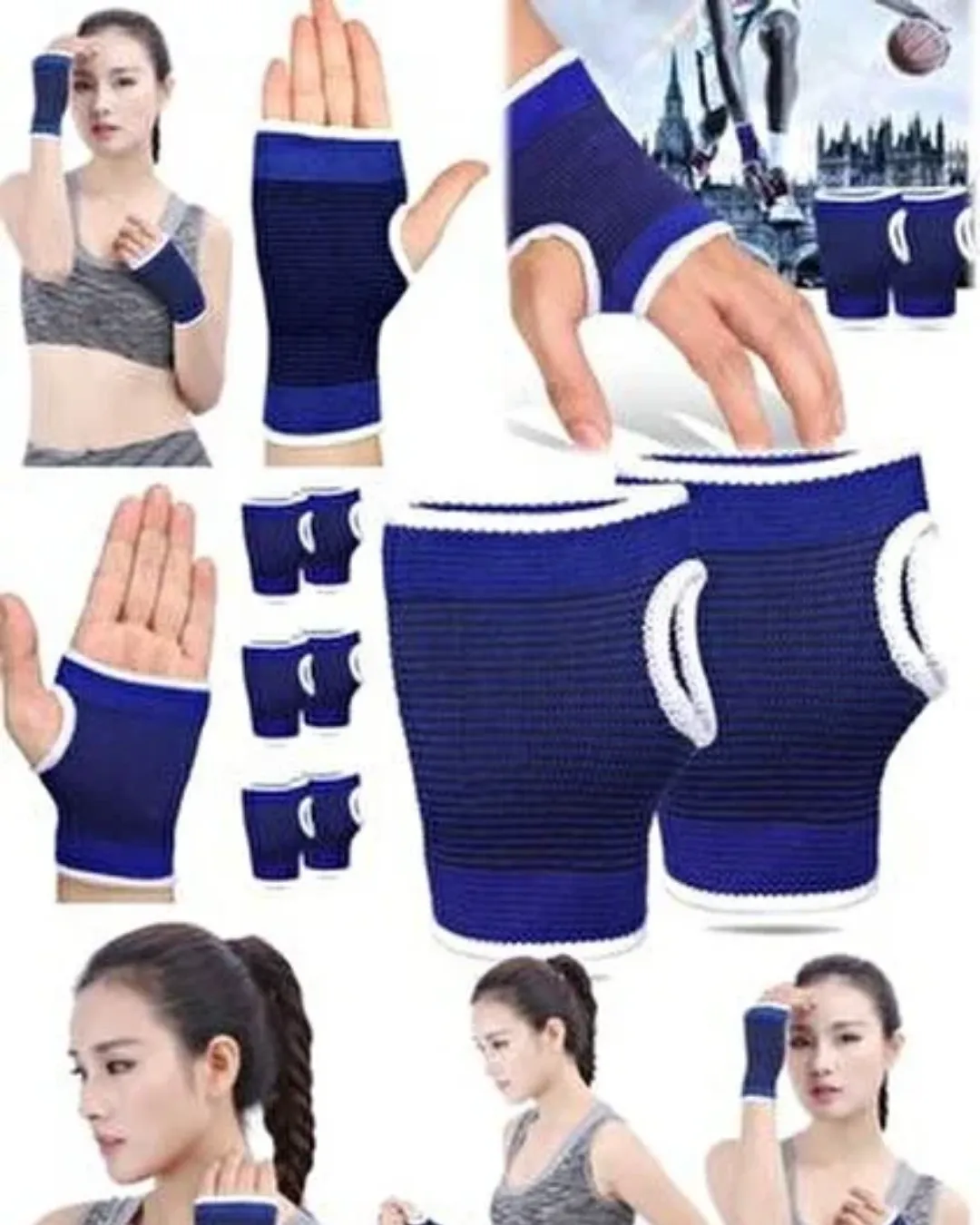 Evrensel Beden Çift Bilek Bandı Spor ve Günlük Kullanım İçin