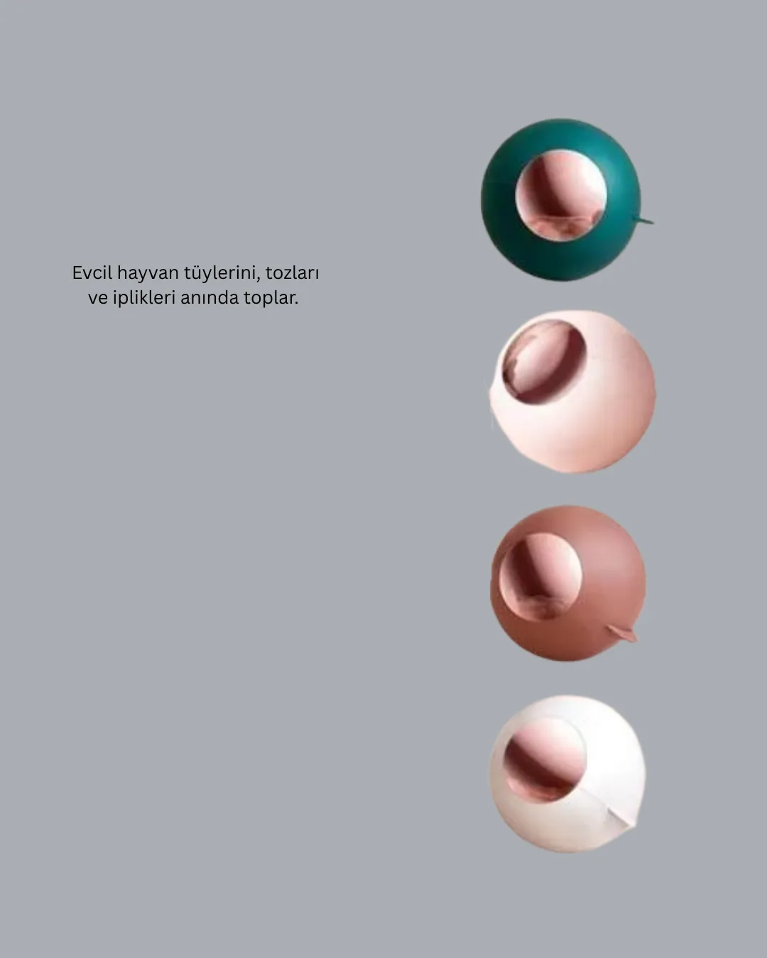 Kompakt ve Taşınabilir Tüy Temizleme Topu – Su ile Kolay Temizlik