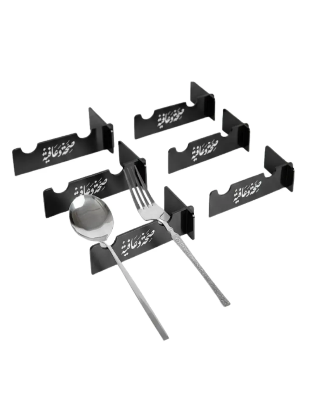 3D Özel Baskı 6’lı Kaşık Çatal Düzenleyici Dekoratif Stand