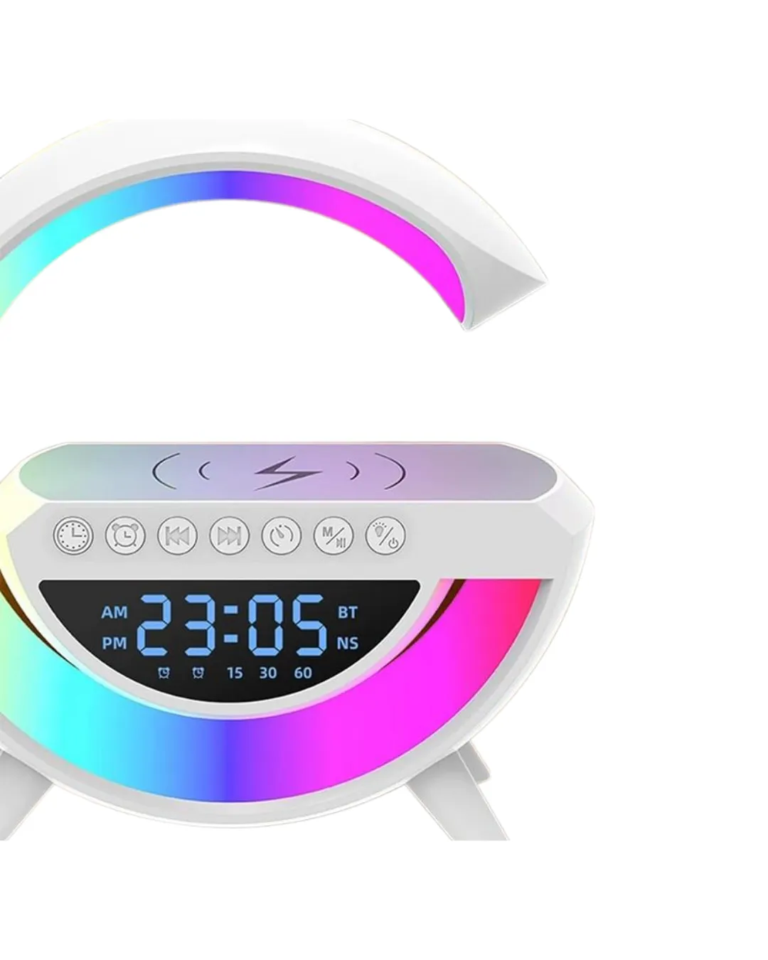 RGB Işıklı Kablosuz Hoparlör Bluetooth USB FM TF Kart Destekli