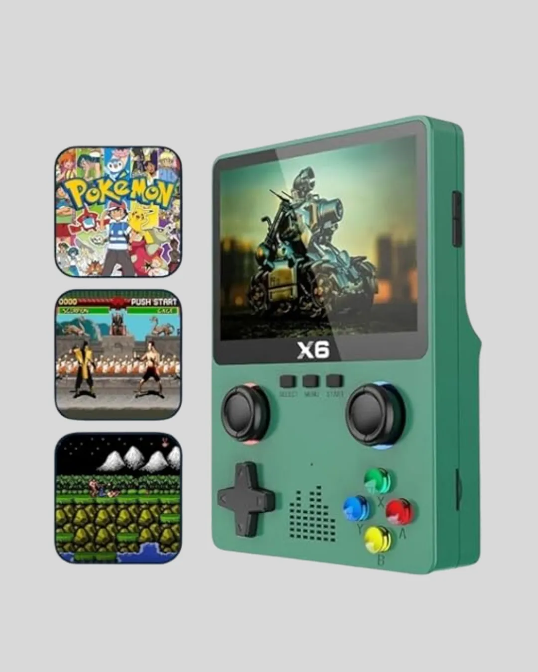 Retro Taşınabilir Konsol 3.5 IPS Ekran Ergonomik Çift LR Kontrollü