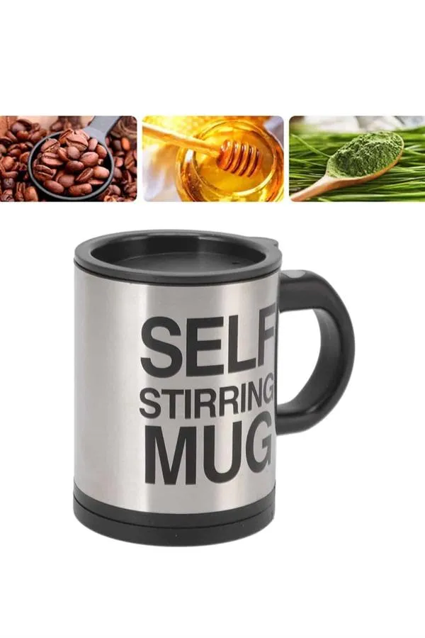 Sıcak Tutan Termos Bardak Kendi Kendini Karıştıran Mikser Kupa