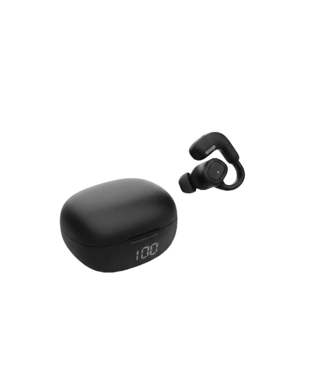 Açık Tasarım Kablosuz Bluetooth Spor Kulaklık LED Ekranlı