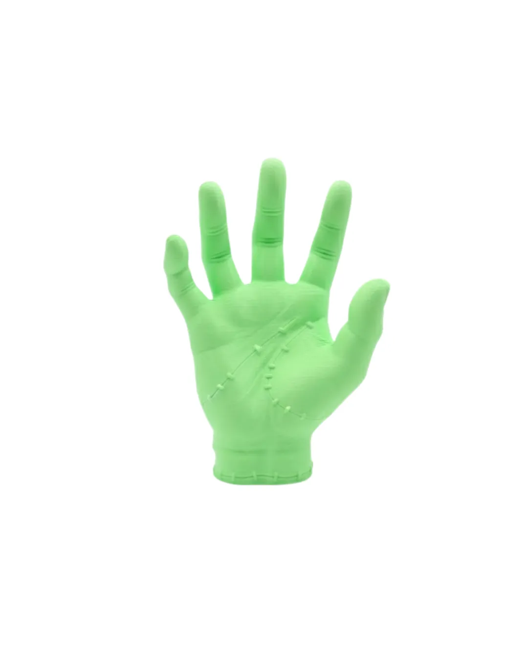 3D Yeşil El Tasarım Dekor 27x22 cm Büyük Boy Şık Obje