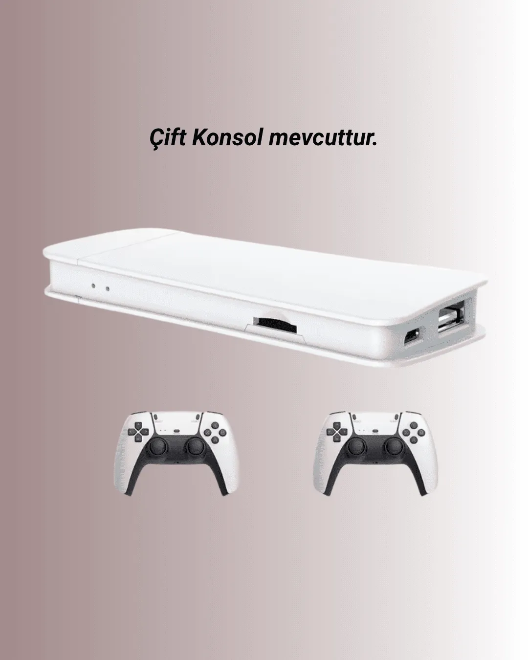 M15 Retro Konsol – 20.000 Oyunlu, Çift Gamepadli, 4K HDMI