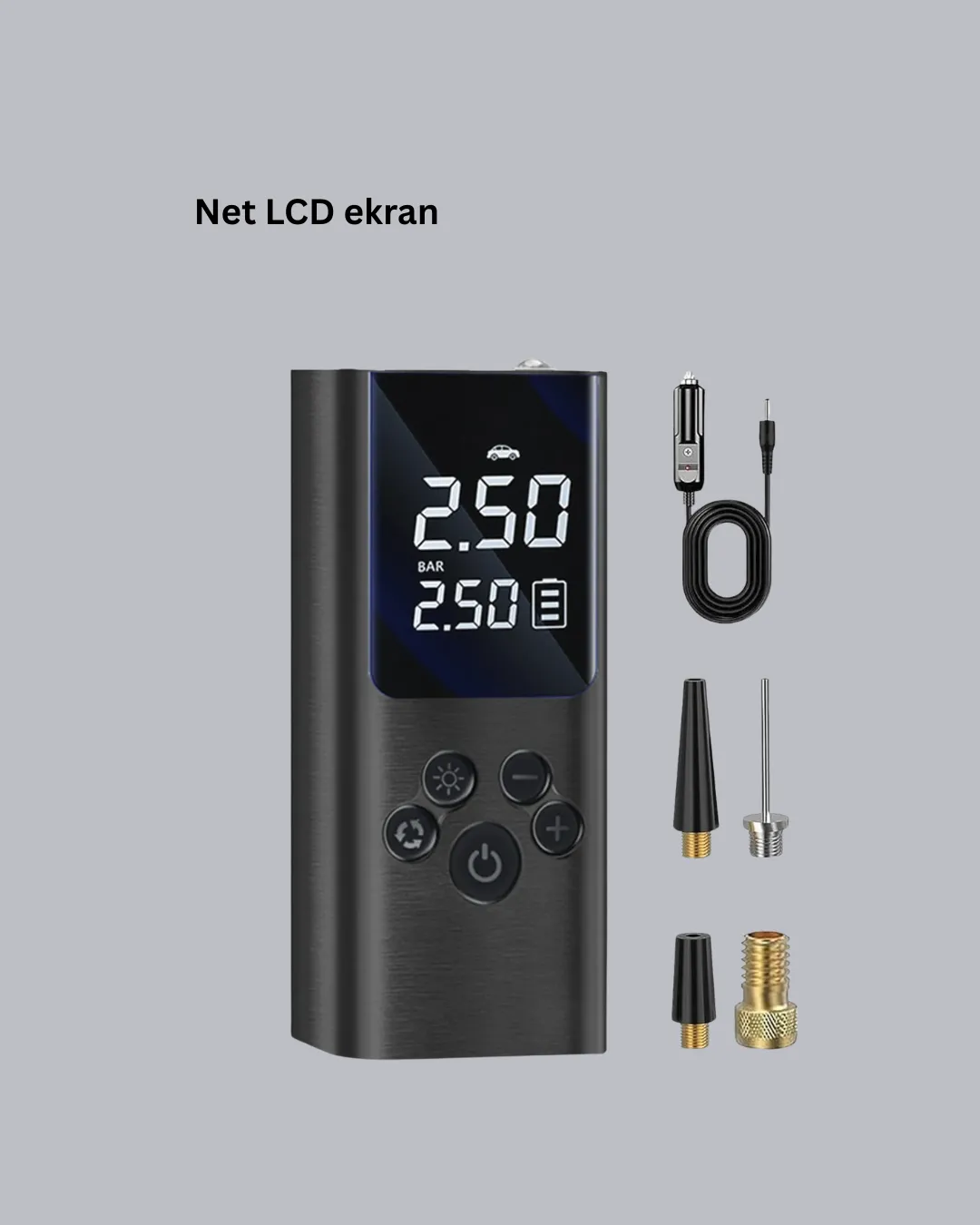 Otomatik Kapanmalı Dijital Lastik Şişirme Pompası