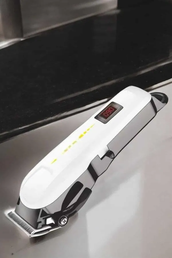 Tıraş Makinesi Profesyonel Saç Ve Sakal Kesme Milim Ayarlı Dijital Göstergeli